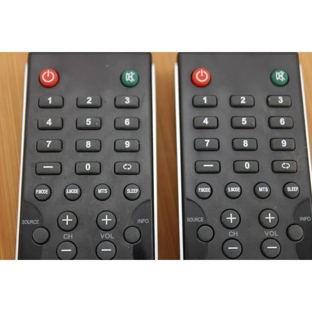 2 Seiki Black Wireless Television Remote Control Replacement Works For SEIKI TVS